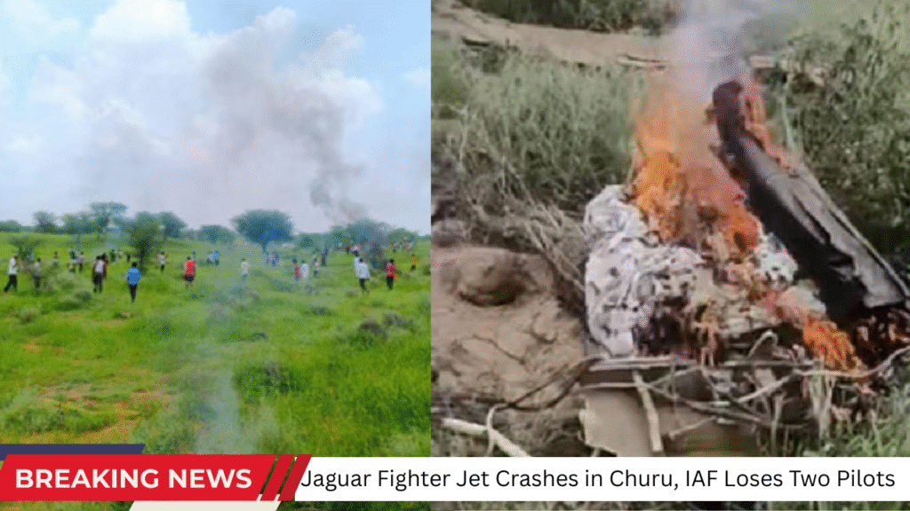 IAF's Fighter Jet Crashes In Rajasthan's Churu,
