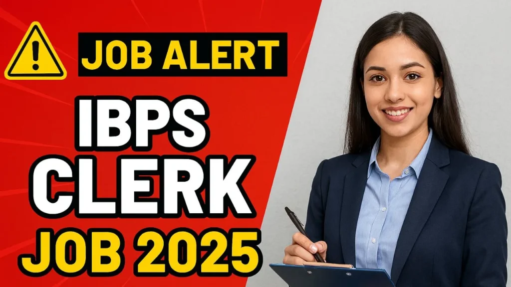 Rs. 24,050-64,480 Salary IBPS Clerk Job 2025