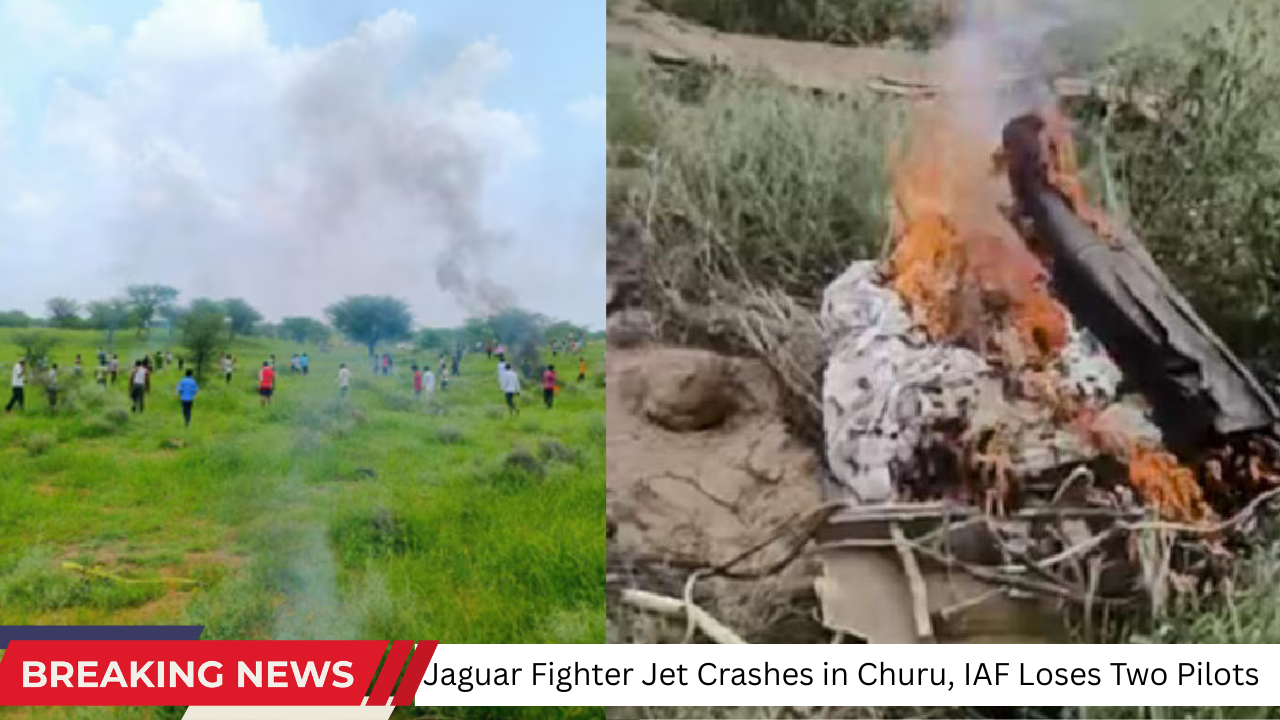 IAF's Fighter Jet Crashes In Rajasthan's Churu,