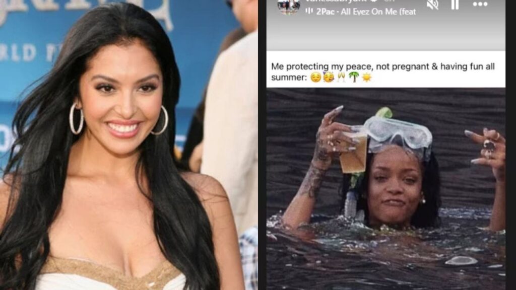 Vanessa Bryant Jokingly Shuts Down Pregnancy Rumors Using Rihanna Meme