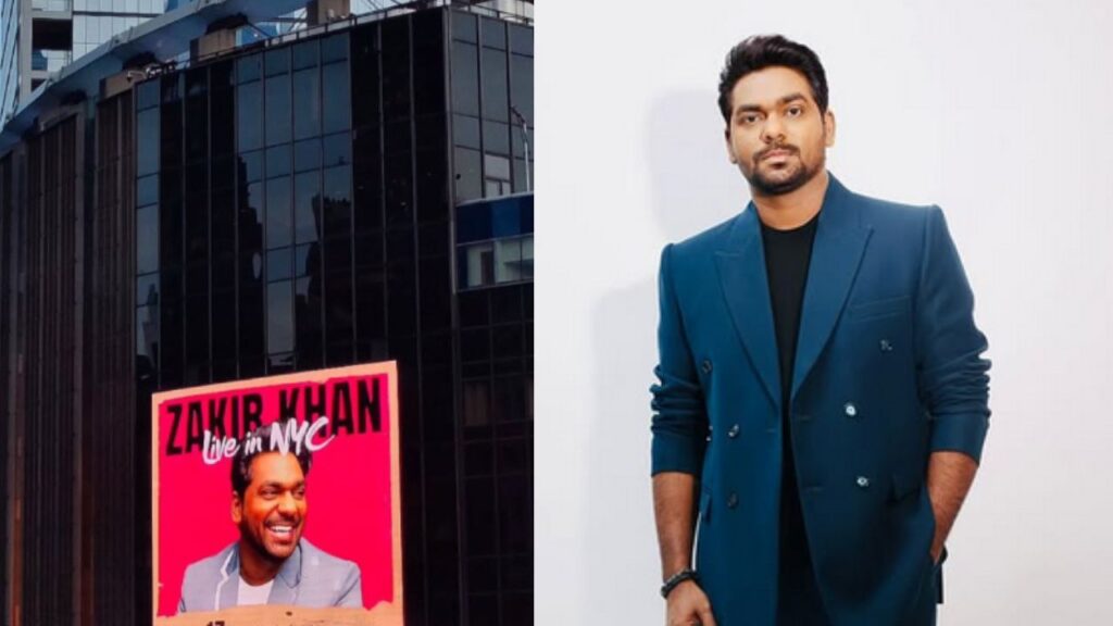 Zakir Khan Creates History,stages show in Hindi at New York's famed MSG | Zakir khan madison square garden