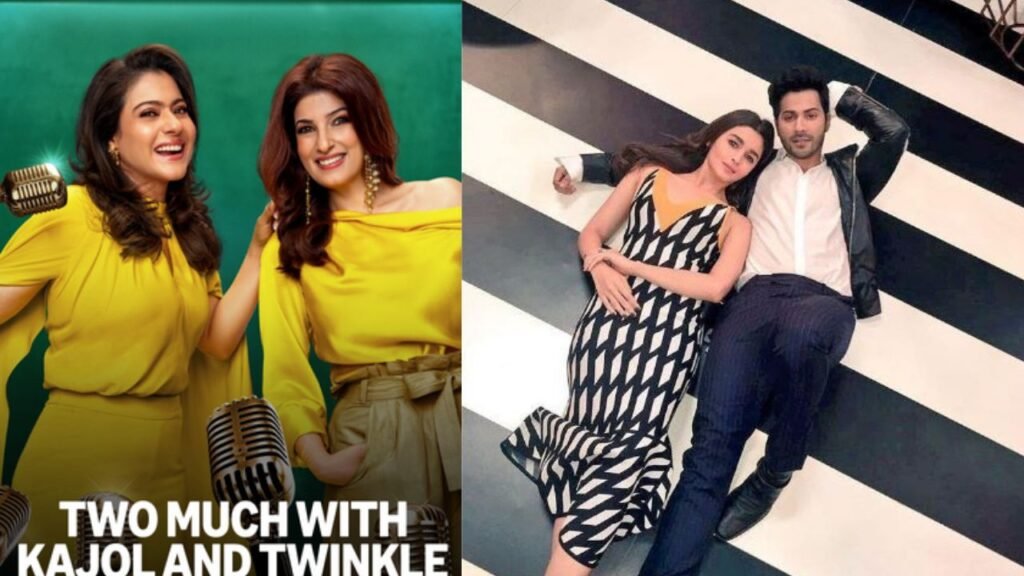 Varun Dhawan and Alia Bhatt In Two Much with Kajol and Twinkle 1